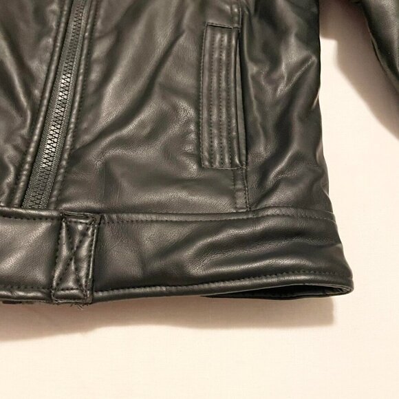Disney Lightning McQueen Faux Leather Kids Boys Jacket Size Medium - Picture 8 of 16